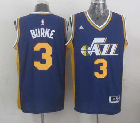 Utah Jazz #3 Trey Burke Revolution 30 Swingman 2014 New Navy Blue Swingman Jersey