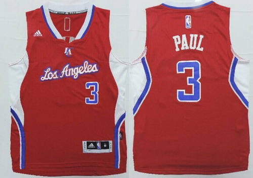 Los Angeles Clippers #3 Chris Paul 2014 New Red Kids Jersey