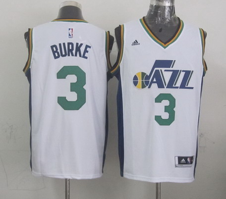 Utah Jazz #3 Trey Burke Revolution 30 Swingman 2014 New White Swingman Jersey