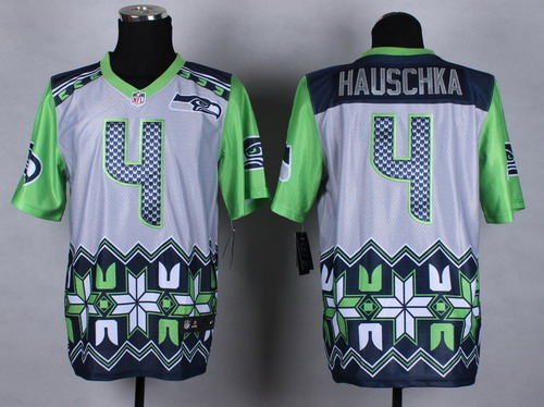 Nike Seattle Seahawks #4 Steven Hauschka 2015 Noble Fashion Elite Jersey