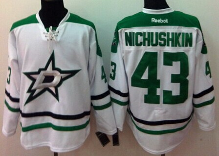 Dallas Stars #43 Valeri Nichushkin 2013 White Jersey