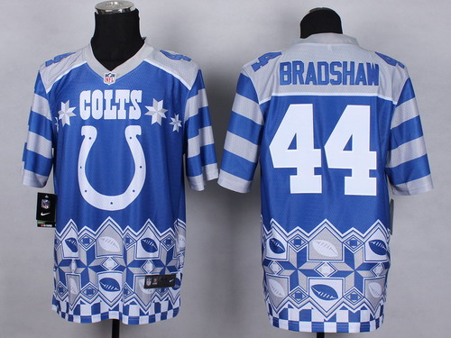 Nike Indianapolis Colts #44 Ahmad Bradshaw 2015 Noble Fashion Elite Jersey