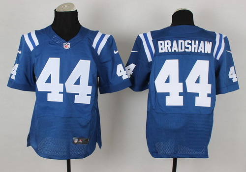 Nike Indianapolis Colts #44 Ahmad Bradshaw Blue Elite Jersey