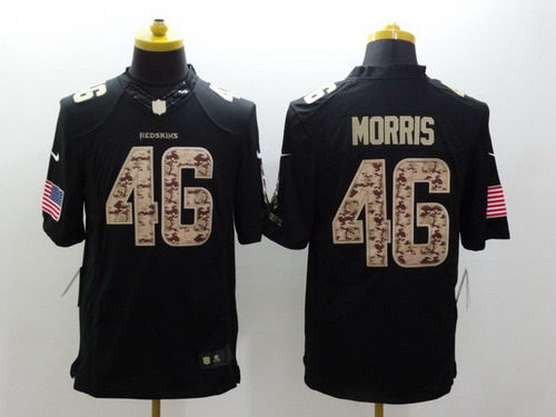 Nike Washington Redskins #46 Alfred Morris Salute to Service Black Limited Jersey