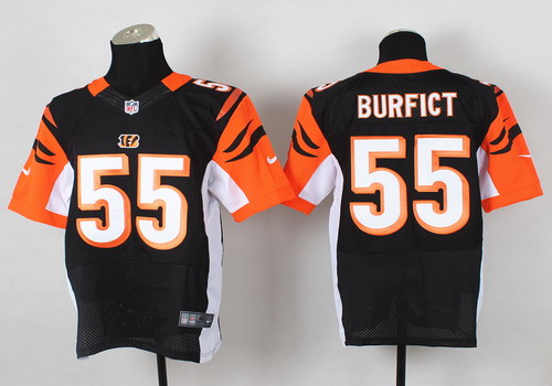 Nike Cincinnati Bengals #55 Vontaze Burfict Black Elite Jersey