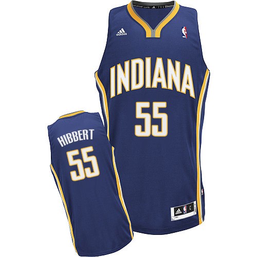 Indiana Pacers #55 Roy Hibbert Navy Blue Swingman Jersey