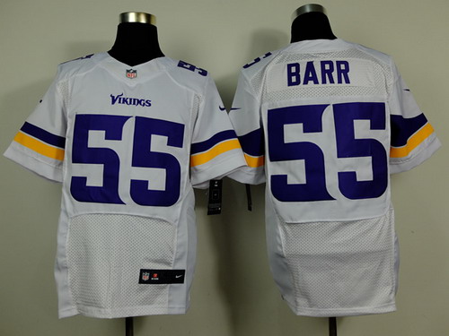 Nike Minnesota Vikings #55 Anthony Barr 2013 White Elite Jersey