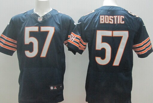 Nike Chicago Bears #57 Jon Bostic Blue Elite Jersey