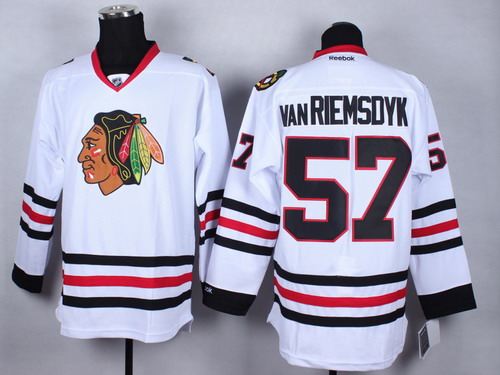 Chicago Blackhawks #57 Trevor van Riemsdyk 2014 White Jersey