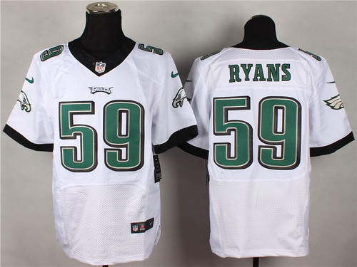 Nike Philadelphia Eagles #59 DeMeco Ryans 2014 White Elite Jersey