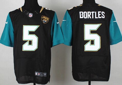 Nike Jacksonville Jaguars #5 Blake Bortles 2013 Black Elite Jersey