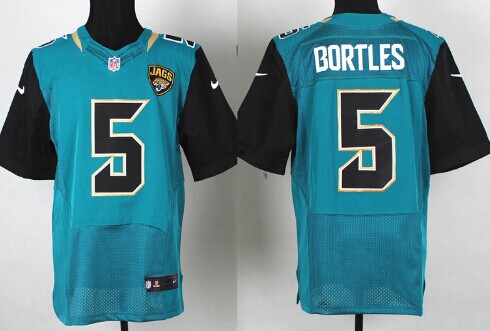 Nike Jacksonville Jaguars #5 Blake Bortles 2013 Green Elite Jersey