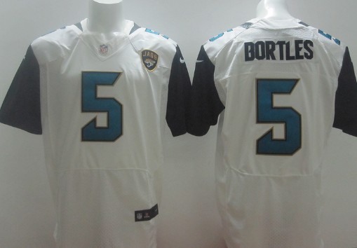 Nike Jacksonville Jaguars #5 Blake Bortles 2013 White Elite Jersey 