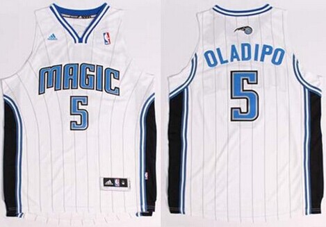 Orlando Magic #5 Victor Oladipo Revolution 30 Swingman White Jersey