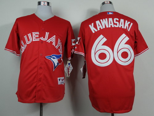 Toronto Blue Jays #66 Munenori Kawasaki Red Jersey