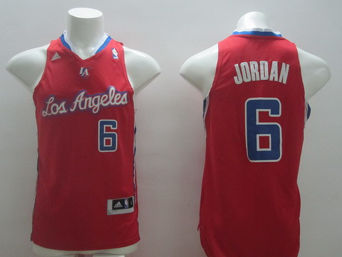 Los Angeles Clippers #6 DeAndre Jordan Revolution 30 Swingman Red Jersey