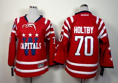 Washington Capitals #70 Braden Holtby 2015 Winter Classic Red Kids Jersey