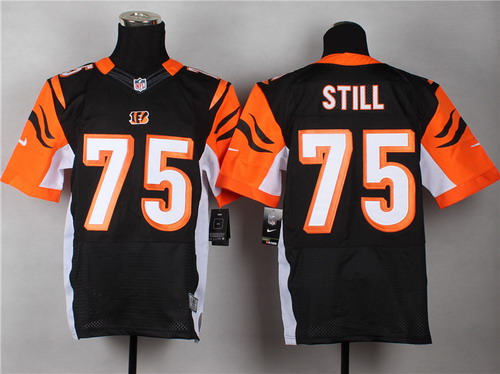 Nike Cincinnati Bengals #75 Devon Still Black Elite Jersey