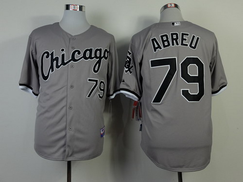 Chicago White Sox #79 Jose Abreu Gray Jersey