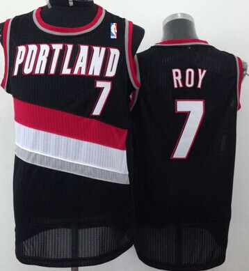 Portland Trail Blazers #7 Brandon Roy Black Swingman Jersey