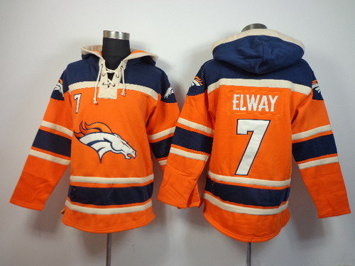 Denver Broncos #7 John Elway 2014 Orange Hoodie