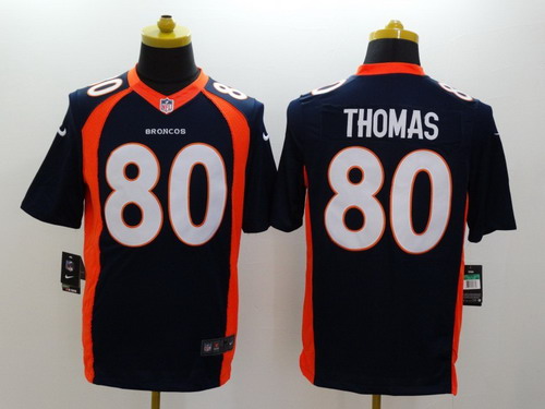 Nike Denver Broncos #80 Julius Thomas 2013 Blue Limited Jersey