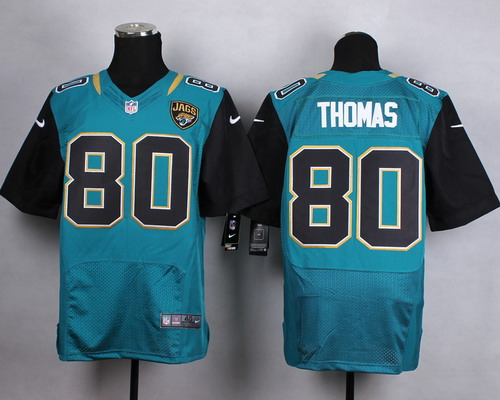 Nike Jacksonville Jaguars #80 Julius Thomas 2013 Green Elite Jersey