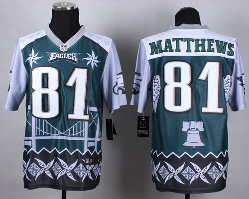 Nike Philadelphia Eagles #81 Jordan Matthews 2015 Noble Fashion Elite Jersey