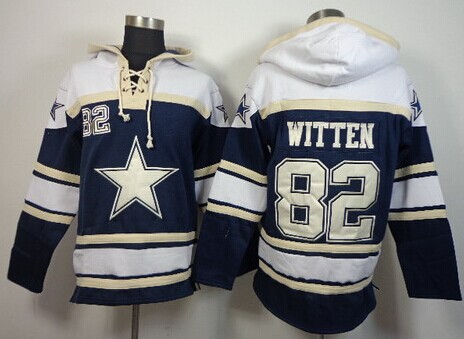 Dallas Cowboys #82 Jason Witten 2014 Blue Hoodie