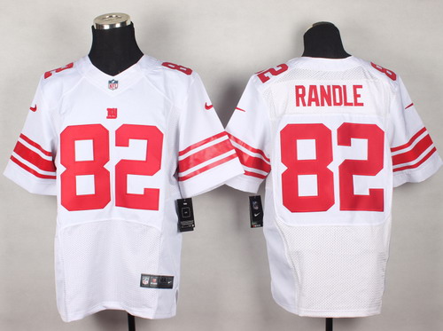 Nike New York Giants #82 Rueben Randle White Elite Jersey