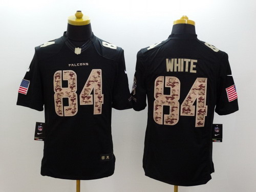 Nike Atlanta Falcons #84 Roddy White Salute to Service Black Limited Jersey