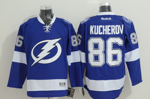 Tampa Bay Lightning #86 Nikita Kucherov New Blue Jersey