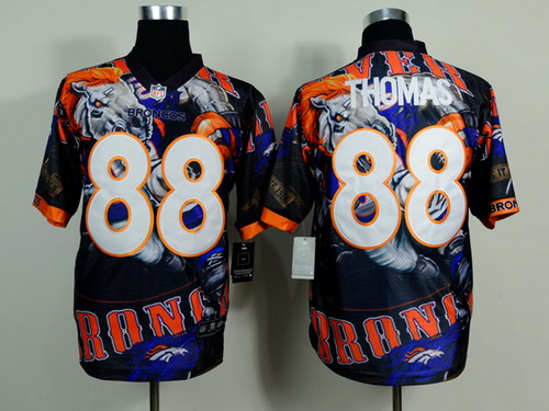 Nike Denver Broncos #88 Demaryius Thomas 2014 Fanatic Fashion Elite Jersey