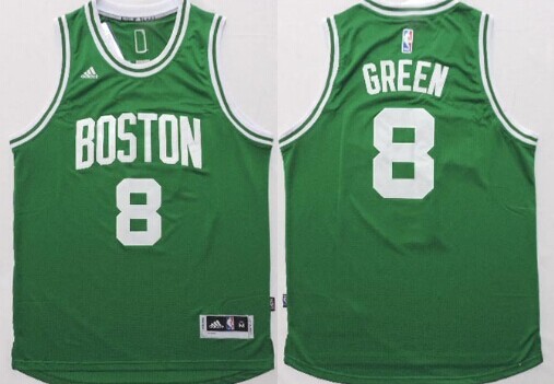 Boston Celtics #8 Jeff Green Revolution 30 Swingman 2014 New Green Jersey