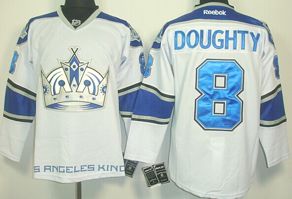 Los Angeles Kings #8 Drew Doughty White Third Jersey