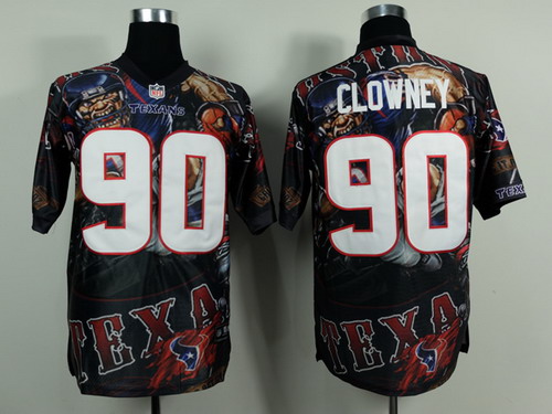 Nike Houston Texans #90 Jadeveon Clowney 2014 Fanatic Fashion Elite Jersey