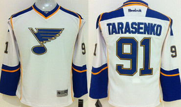 St. Louis Blues #91 Vladimir Tarasenko White Kids Jersey