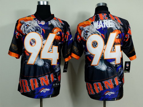 Nike Denver Broncos #94 DeMarcus Ware 2014 Fashion Elite Jersey