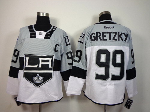 Los Angeles Kings #99 Wayne Gretzky 2015 Stadium Series Gray/White Jersey