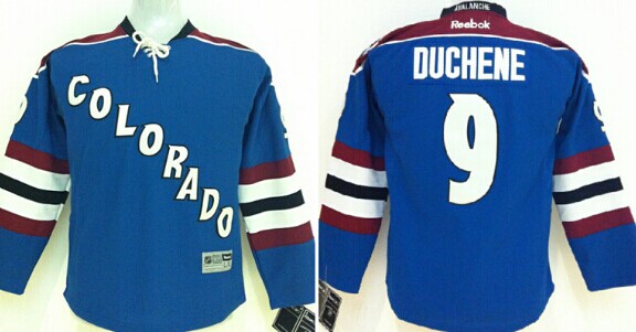 Colorado Avalanche #9 Matt Duchene Blue Third Kids Jersey