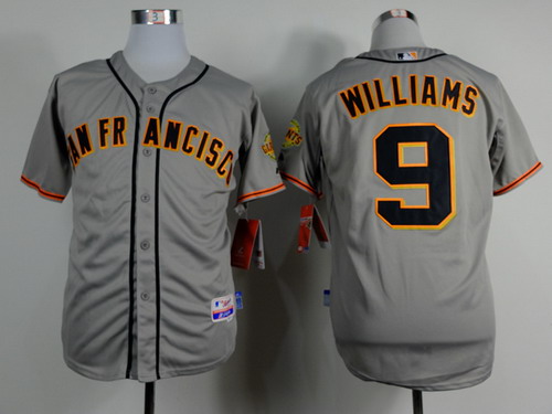 San Francisco Giants #9 Matt Williams Gray Cool Base Jersey