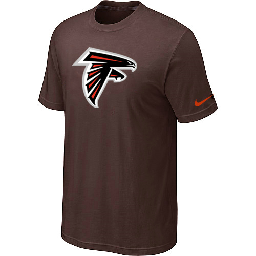 Atlanta Falcons Sideline Legend Authentic Logo T-Shirt Brown