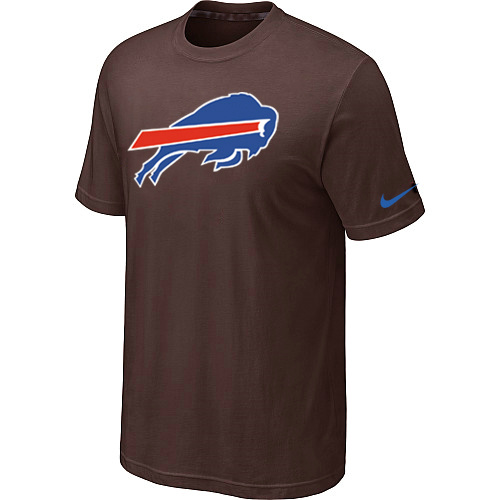 Buffalo Bills Sideline Legend Authentic Logo T-Shirt Brown