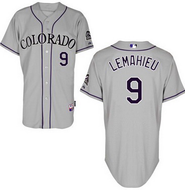 Colorado Rockies #9 DJ LeMahieu Gray Jersey