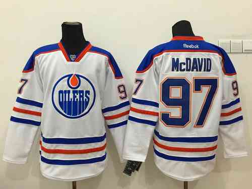 Edmonton Oilers #97 Connor McDavid White Jersey