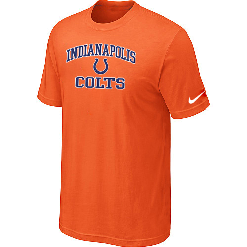 Indianapolis Colts Heart & Soul Orange T-Shirt