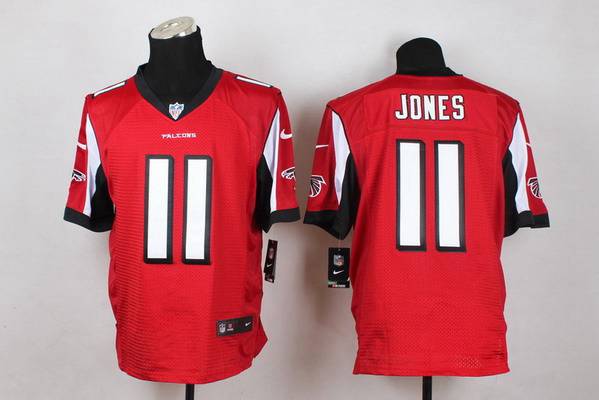 Men's Atlanta Falcons #11 Julio Jones Nike Red Elite Jersey