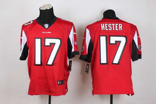 Men's Atlanta Falcons #17 Devin Hester Nike Red Elite Jersey 