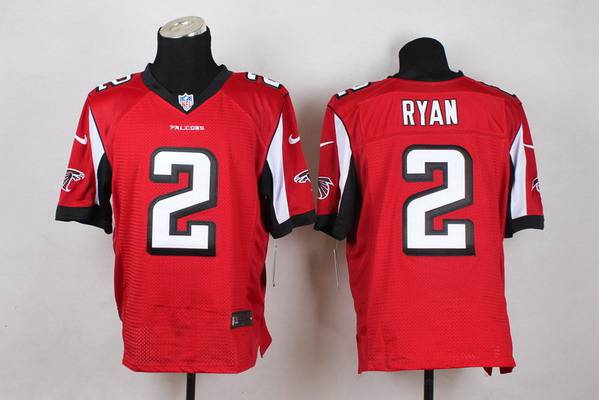 Men's Atlanta Falcons #2 Matt Ryan Nike Red Elite Jersey 