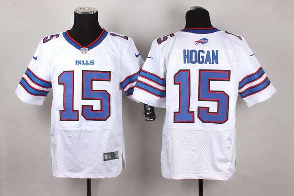 Men's Buffalo Bills #15 Chris Hogan 2013 Nike White Elite Jersey